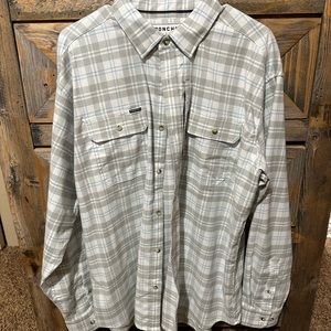 Like new men’s large Poncho flannel button down
